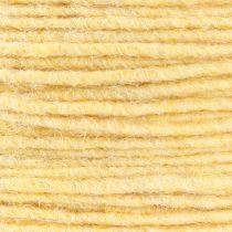 Artikel Dochtfaden Wollschnur Filzschnur Wollfaden Gelb Ø3mm 100m
