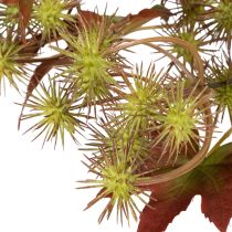 Artikel Künstlicher Herbstzweig Amberbaum mit Laub und Fruchtständen 132cm