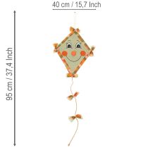 Artikel Deko Drachen mit Gesicht und Aufhänger Herbstdeko 40cm 2St