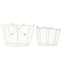 Artikel Dekokörbchen Draht als dekorative Lösung für kreative Gartengestaltung 30cm 1Set