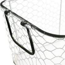 Artikel Drahtkorb, Übertopf, Pflanzgefäß L43,5/39.5/35cm 3er-Set