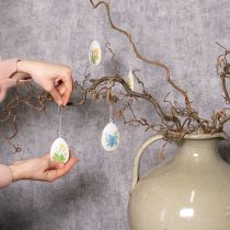 Artikel Ostereier mit Frühlingsblumen ideal für Osterstrauß oder Fenster 8cm 8 St