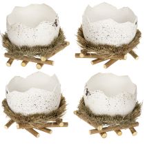 Artikel Osternest Schale in Eioptik für Frühlingsdekoration 11cm 4St
