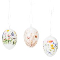 Artikel Ostereier Frühlingsmotive Blumen Motiv Hochwertige Osterdekoration 6cm 6St