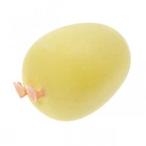 Artikel Osterei mit Beinen Gelb Dekofigur Ei Osterdeko H13cm 4 St