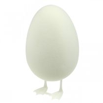 Artikel Deko Ei mit Beinen Osterei Weiß Tischdeko Osterfigur H25cm