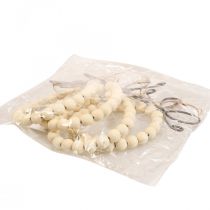 Artikel Deko Anhänger Osterei Holz Metall Fensterdeko 13x18cm 4St