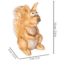Artikel Eichhörnchen Figur sitzend für Herbstdeko 10cm