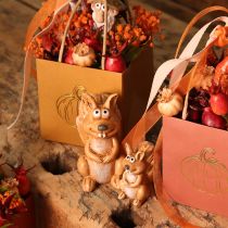 Artikel Eichhörnchen Figur sitzend für Herbstdeko 10cm