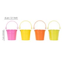 Artikel Eimer bunt Ø8cm H7,5cm 12 St