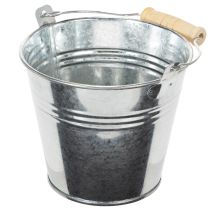 Artikel Eimer Ø12cm H10cm 8St. Zink glänzend