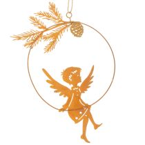 Artikel Engel Deko Ring Metall Rost Weihnachtsdeko 23,5x16,5cm 3 St