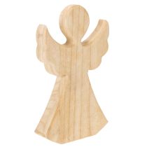 Artikel Holzengel Dekofigur aus hellem Naturholz Weihnachtsdeko 30cm