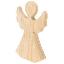Artikel Holzengel Dekofigur aus hellem Naturholz Weihnachtsdeko 30cm