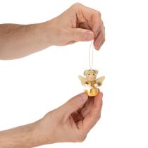 Artikel Deko Anhänger Engel mit Stern zum Aufhängen 5cm 9St