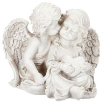 Artikel Engel Dekoration Kinderengel Paar mit Herz Skulptur 24cm