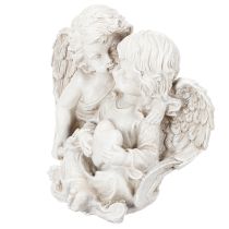 Artikel Engel Dekoration Kinderengel Paar mit Herz Skulptur 24cm