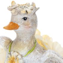 Artikel Deko Ente Figur im Blumenkleid Frühling Detailreiche Sommerdeko Accessoire 11cm 2St