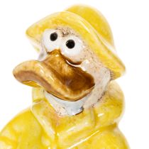 Artikel Entenfiguren Regenmantel Keramikfiguren für lustige Balkon und Garten Dekoration 11cm 4St