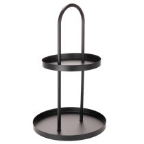 Artikel Metall Etagere doppelstöckig rund Dekotablett 58cm