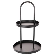 Artikel Metall Etagere doppelstöckig rund Dekotablett 58cm