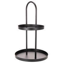 Artikel Metall Etagere doppelstöckig rund Dekotablett 58cm