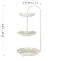 Artikel Etagere Tischdeko dreistöckig Ideal für Wohnzimmer Anlässe Hochzeitsfeier 55cm