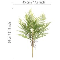 Artikel Künstlicher Farnzweig Deko Grünpflanze für Blumenarrangements 80cm