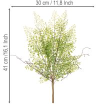 Artikel Künstlicher Ruscus Zweig grün für floristische Dekoration 41cm