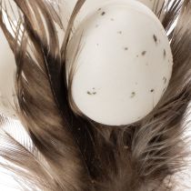 Artikel Federzweig Deko Stecker mit Naturfedern Osterdeko für elegante Arrangements 37cm 12St