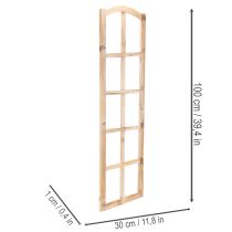 Artikel Fensterrahmen aus Holz als Dekoration für Wandgestaltung 100cm