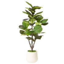 Artikel Künstliche Ficus lyrata 120 cm dekorativ für Wohnzimmer