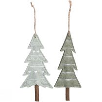 Artikel Filz Tannenbäume Christbaumschmuck Grün 20cm 4er Set