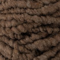 Artikel Flausch Mirabell Wollkordel Braun 25m Dekoband Floristik Basteln