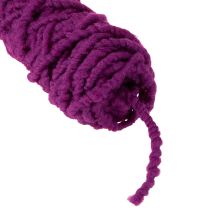 Artikel Flausch Mirabell Wollkordel Lila 25m Dekoband Floristik Basteln