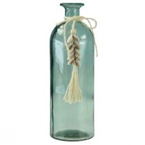 Artikel Flaschen Deko Glas Vase Kauri Muscheln Maritim H26cm 2St