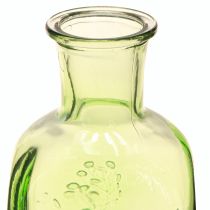 Artikel Flaschenvase Glasvase mit Motiv Flasche Glas Grün H19cm 2St