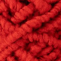 Artikel Flausch Mirabell Wollschnur mit Jute Wollkordel Rot 25m