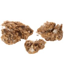 Artikel Schafwolle Braun meliert Naturwolle lose für Bastelarbeiten 250g