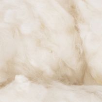Artikel Schafwolle lose Naturwolle Weiß meliert vielseitig verwendbar 250g