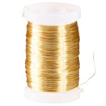 Artikel Floristendraht Myrtendraht Dekodraht Gold 0,30mm 100g 3St für Basteln, Schmuckherstellung & Dekoration