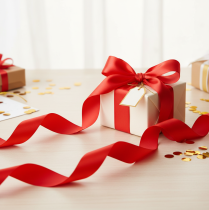 Artikel Kräuselband 50mm 100m Rot