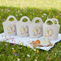 Artikel Filztasche mit bezauberndem Osterhasen geeignet für Frühling und Sommer 27cm 4St