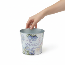 Artikel Übertopf Hortensien Metall Blumentopf Ø21cm H18cm