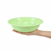 Artikel Dekoschale Metall Emaille Optik Schale Grün Limette 25cm
