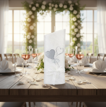 Artikel Hochzeitskerze Kerze Silberhochzeit Kerze Weiß 220/85mm