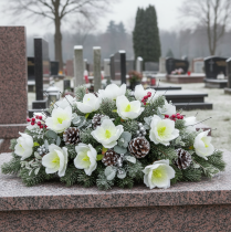 Artikel Christrose am Draht Weiß 50 St