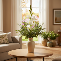 Artikel Künstliche Gladiole Langer Stiel für Vasen 88cm