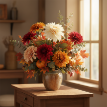 Artikel Künstliche Blume Dahlie für Vase 68cm