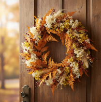 Artikel Farnzweig getrocknet konserviert für Floristik Herbstdeko 42cm 10St
